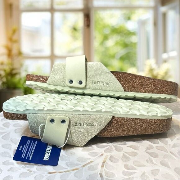 NEW BIRKENSTOCK Oita Leather Suede Sandal  Size EU 37 - Picture 11 of 16